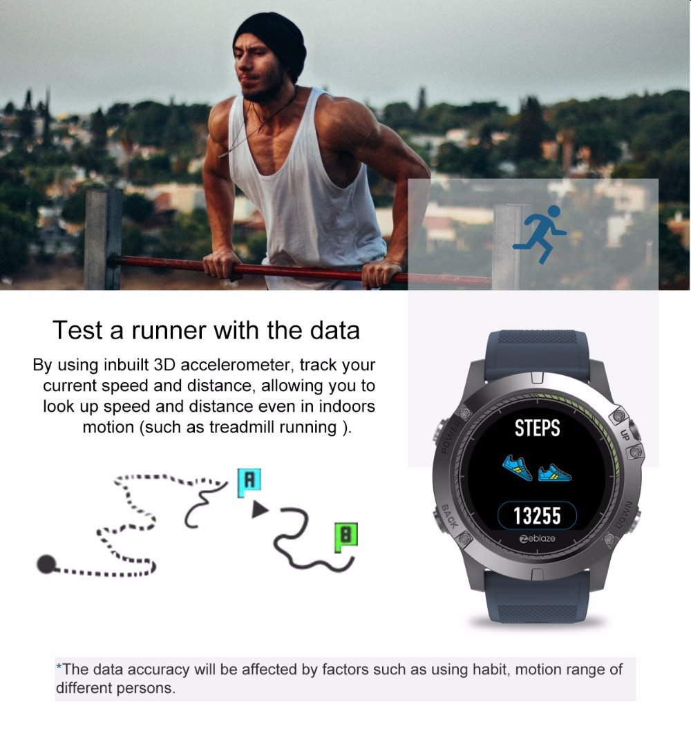 Tactical SmartWatch V3 HR — Rugged Fitness & Heart Rate Monitor