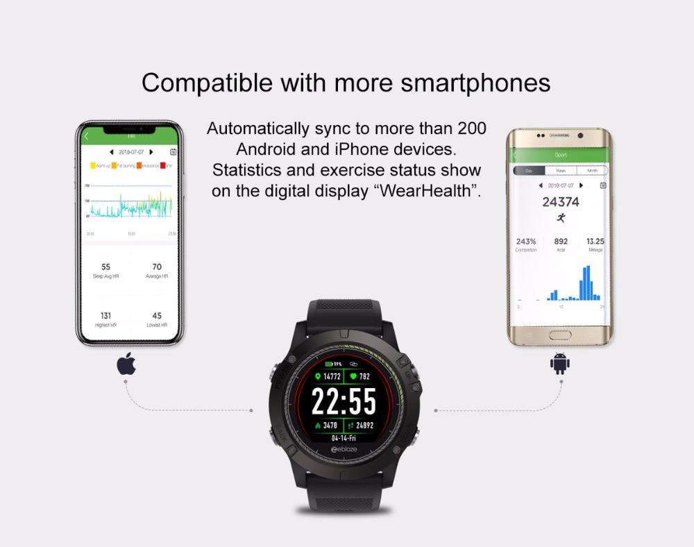 Tactical SmartWatch V3 HR — Rugged Fitness & Heart Rate Monitor