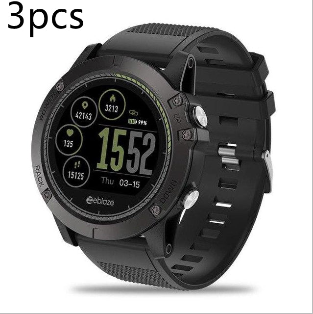 Tactical SmartWatch V3 HR — Rugged Fitness & Heart Rate Monitor