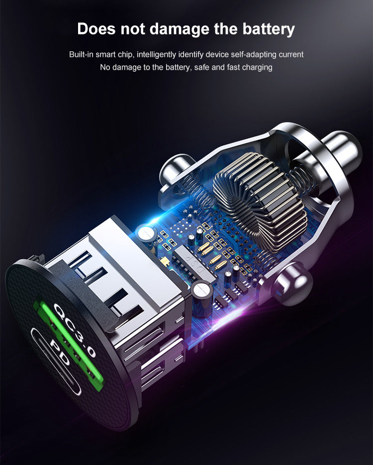 Car Charger Double Fast Charge